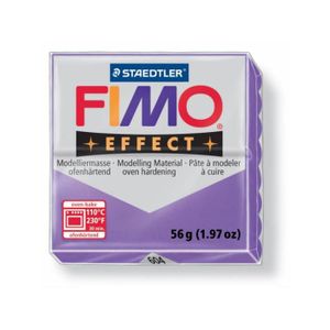 PATE POLYMÈRE Fimo effect lilas translucide 604, 56g