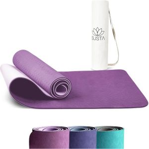 TAPIS DE SOL FITNESS Tapis de Yoga TRAHOO - Antidérapant 183x61x0,6cm - Sans Substances Nocives en TPE et EVA