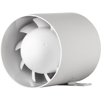 AIROPE-125 mm Ventilateur, Extracteur d'air avec Clapet anti-retour +  Moustiquaire intégré,9.1 W,dB(A) 31,VMC pour salle de