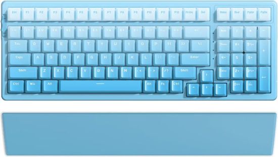 Repose-poignet Ergonomique Pour Clavier Gamer - En Mousse Mémoire Et Similicuir étanche