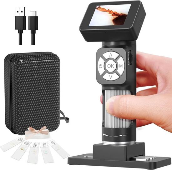 ETO- Microscope numérique Microscope, Grossissement Portable intégré 8