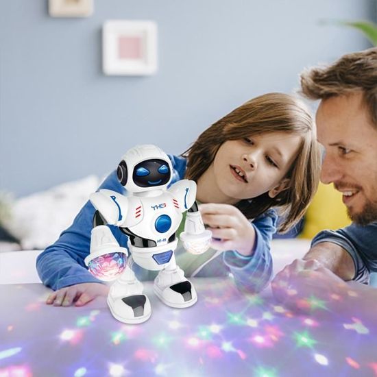 Robot Danseur à Remontage – Sans Pile – Portable 11,5 Cm – Mouvement Rigolo – Cadeau Anniversaire école !