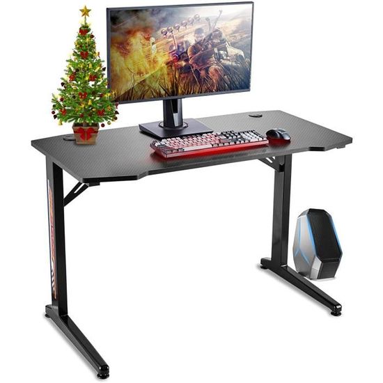 Soontrans Bureau Gaming Bureau D Ordinateur Gaming Pc Ergonomique Bureau De Jeu En Fibre De Carbone Table Gamers Avec Cable Manageme Achat Vente Meuble Informatique Soontrans Bureau Gaming Bur Soldes