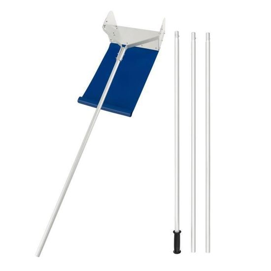 Râteau à Neige Télescopique COSTWAY 200-630 Cm - Lame 40 Cm Aluminium - Poignée TPR Antidérapante - Pour Toit, Voiture, Terrasses
