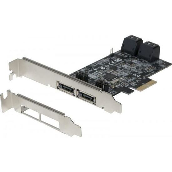 CARTE PCIE SATA III 6GBPS 4 PORTS INTERNES + 2 …