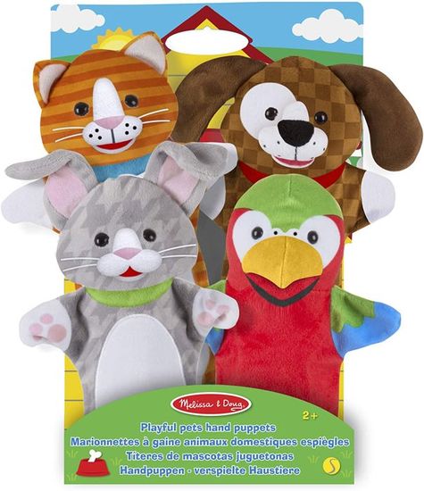 Melissa & Doug Marionnettes À Main Animaux de compagnie,6 Marionettes