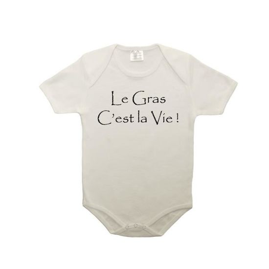 Body Bebe 100 Coton Citation Kaamelott Karadoc Le Gras C Est La