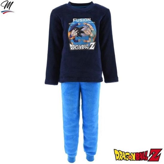 Ensemble de Pyjama Polaire Garcon DRAGON BALL Z Fusion Gotenk Bleu Enfant 100 Polyester Bleu Cdiscount Pret a Porter