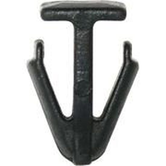 Agrafes Plastique Véhicule Restagraf Ref 10553 - Noir - Lot De 12 - Pour Capot Renault