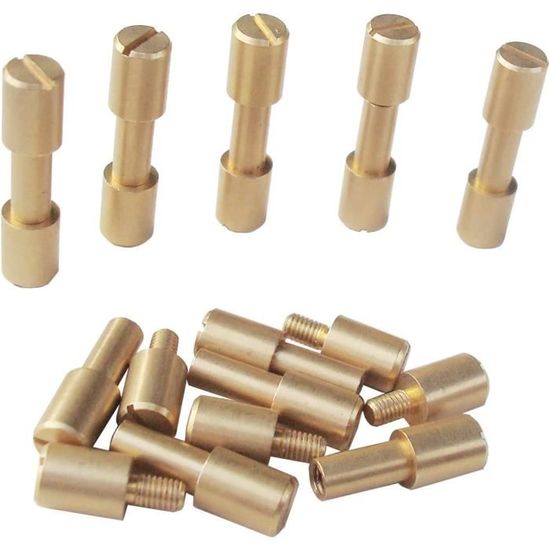 Laiton Molette Pouce Écrous, M8x1.25mm Boutons Attaches pour 3D Imprimante 4Pcs
