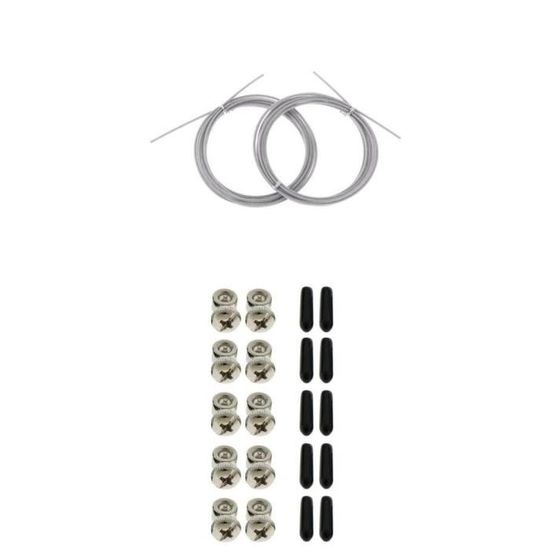 Kit De 10 Pièces Réglables Pour Corde à Sauter De Vitesse - Pour Ajuster La Longueur, Trou 3,5 Mm