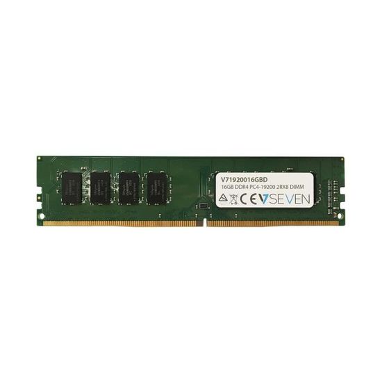 V7 Module de RAM - 16 Go (1 x 16 Go) - DDR4-2400/PC4-19200 DDR4 SDRAM - CL17 - 1,20 V - Non-ECC - Non bufferisé - 288-broches