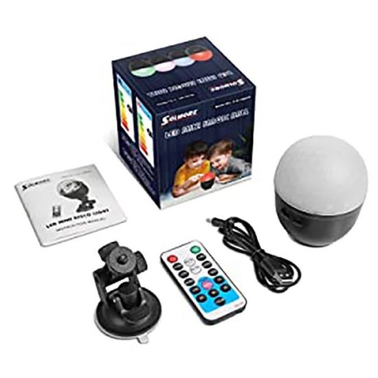 Mini Lumière Disco USB - Stroboscope Portable Multicolore Pour Voiture, Fêtes, Noël | Ambiance LED