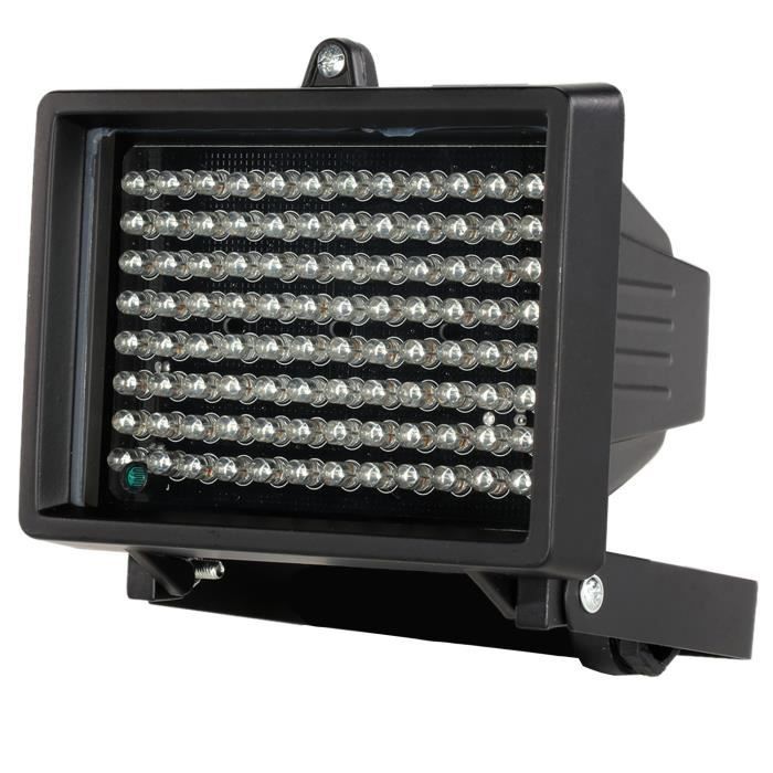 Lumière de remplissage 96 LEDS Illuminateur infrarouge é Lampes deé vision nocturnra caméra de sécurité CCTV- CCTV