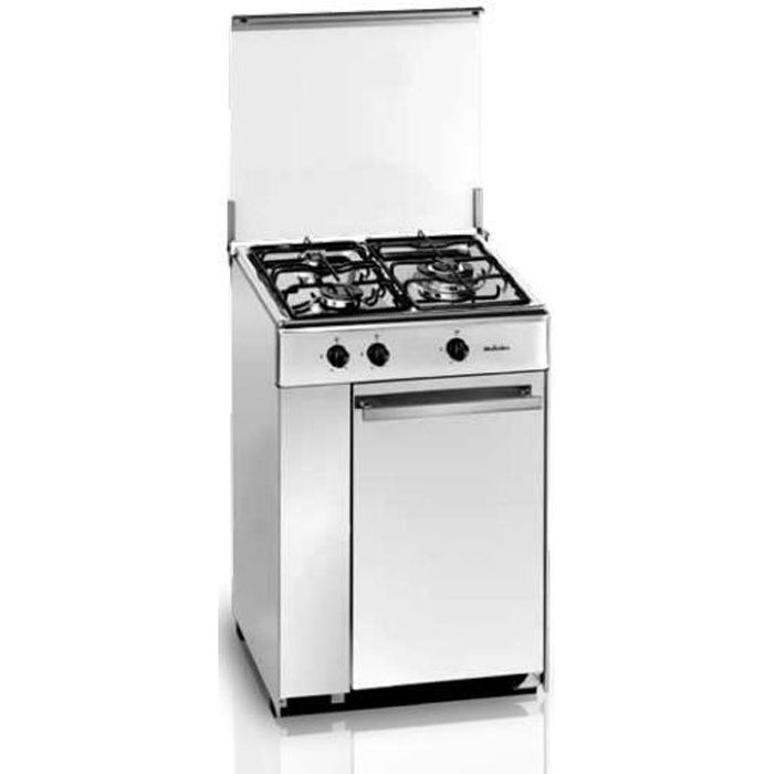 Meireles 5302 DV, Cuisinière, Acier inoxydable, Rotatif, Devant, Cuisinière à gaz, Gaz naturel