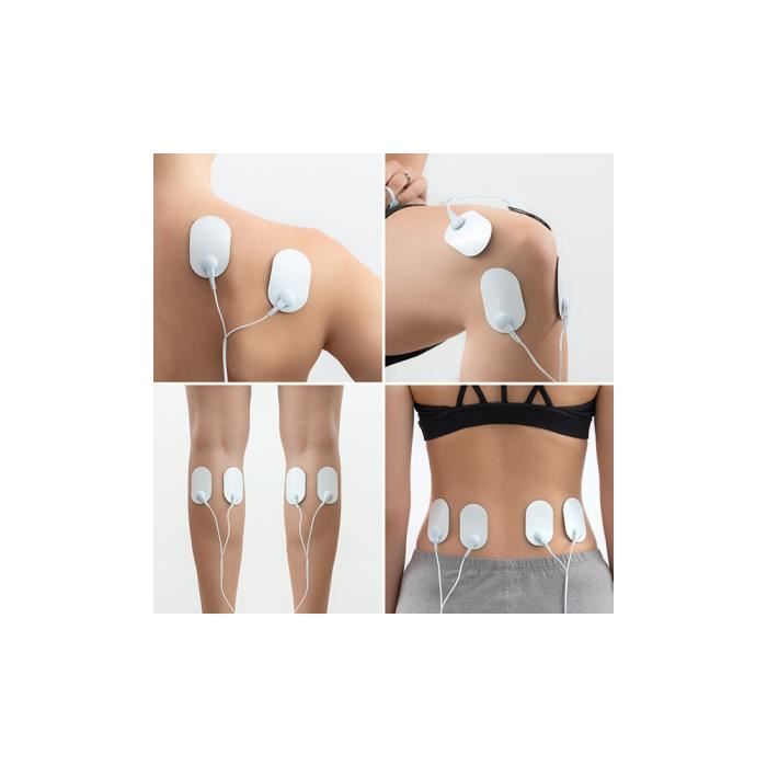 Électrostimulateur TENS pour le corps soulage la douleur soins kinésithérapie + massage 383
