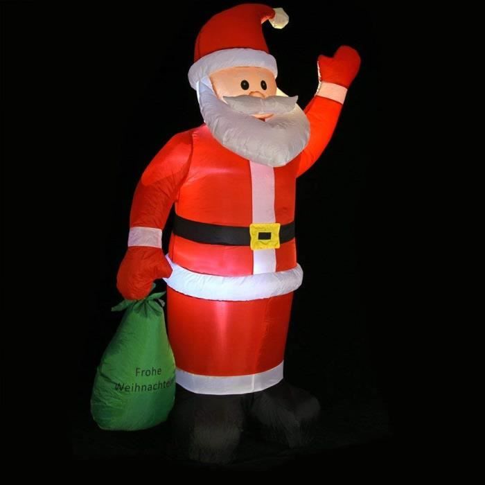 Pere noel gonflable décoratif