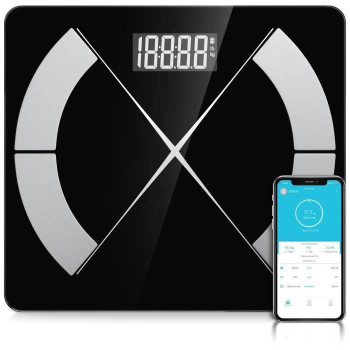 Pèse Personne Éléctronique, Balance Connectée, ARTIZLEE Pèse Personne Mécanique Impédancemètre