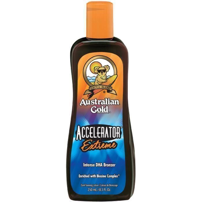 Australian Gold 'Accelerator Extreme' - crème pour solarium 250 ml