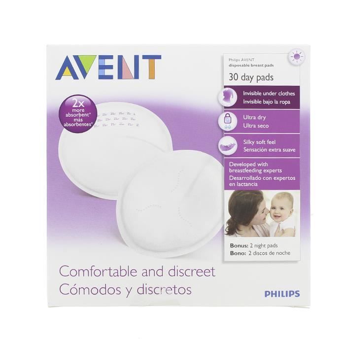 Avent coussinets jetables jours X30 Bébé
