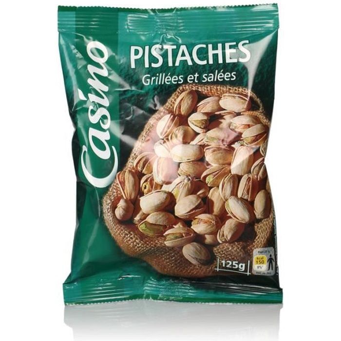 Pistaches grillées et salées - 125 g