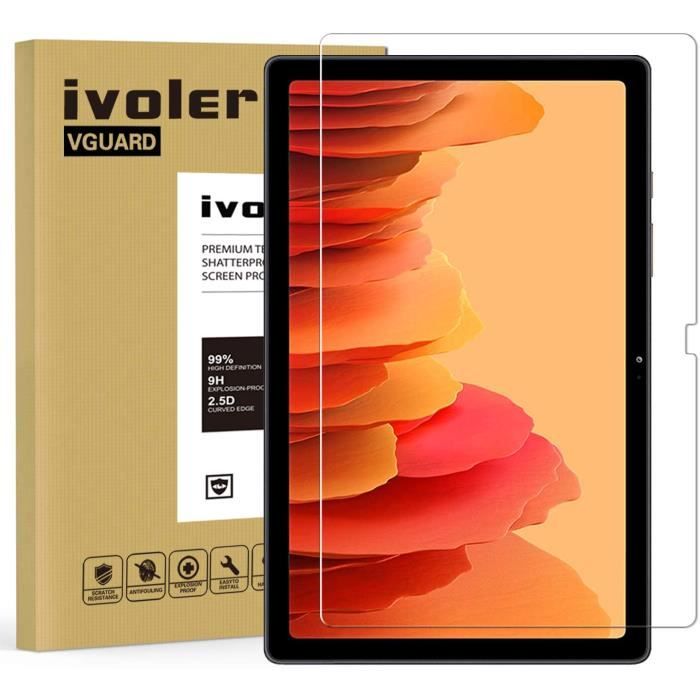 Verre Trempé pour Samsung Galaxy Tab A7 10.4 Pouces 2020 (T500 / T505), Film Protection en Verre trempé écran Protecteur Vitre