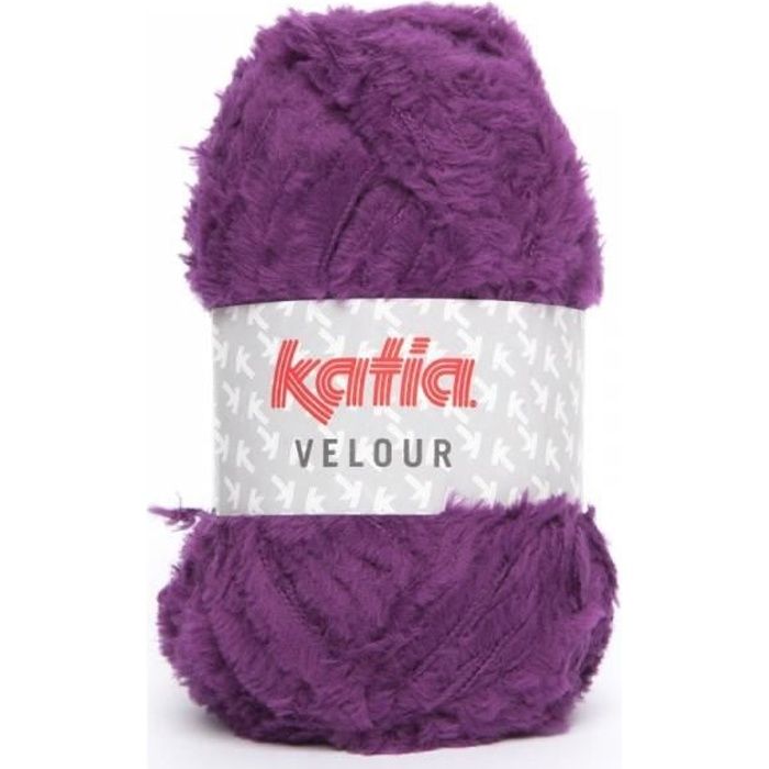 Laine VELOUR Katia 76 Lilas