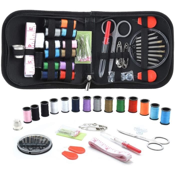 Kit de couture ensemble aiguille et fil multifonctionnel accessoires de couture