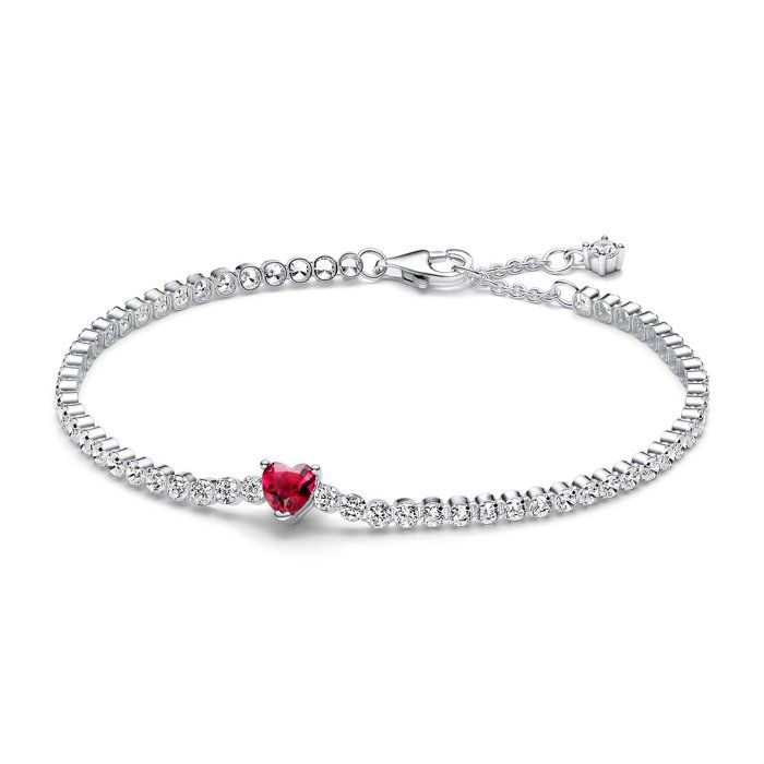 Bracelet Femme - Argent - 590041C02-18 - 18 cm - Zirconia Cubique - Style Torque