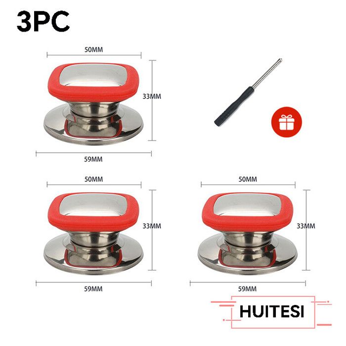 Poignée De Couvercle De Casserole Pliable - Remplacement Universel, Résistante à La Chaleur, Légère