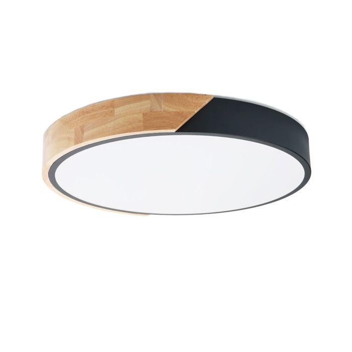 PLAFONNIER,Silver 24W--Plafonnier LED Suspendu Au Design Moderne, Forme Ronde, éclairage