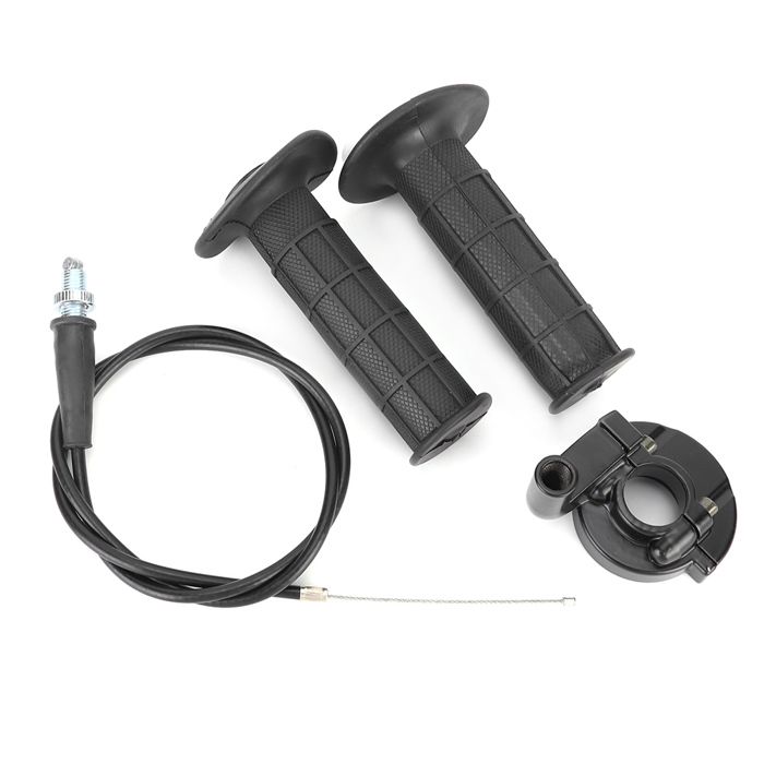 Poignées D’accélérateur Avec Câble – 49cc – 22mm – 3 Niveaux – Pour Pocket Bike, Moto Tout-terrain, VTT