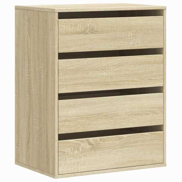 Commode Armoire dangle - mango - chêne sonoma - 60x41x76 cm - bois dingénierie M168