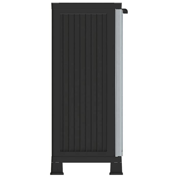 Armoire de rangement - gkk - en plastique - Avec 2 portes et 2 étagères - 68x39x92 cm gg133