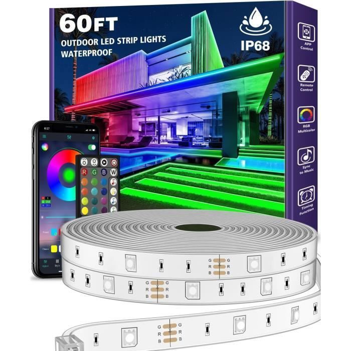 Ruban LED 5m 600 LEDs SMD5050 24V - Led Reflex - Blanc (3000K à 6000K)