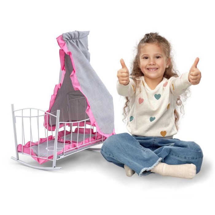 Lit poupée Lily Prestige Rose - MILLY MALLY - Plastique - Dès 3 ans