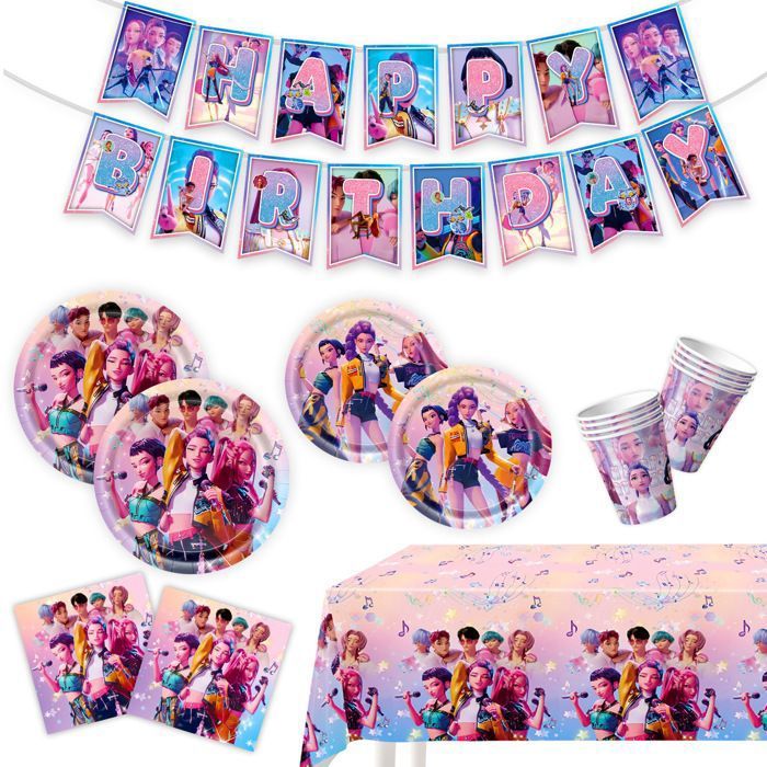 Prinzessinnen-Party-Set Für 10 Personen – Geschirr, Teller, Deko, Buntes Papier, Perfekt Für Kindergeburtstage