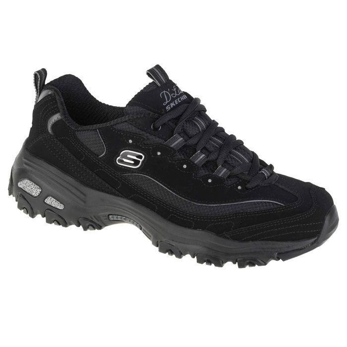 Skechers Baskets Femme - Noir - Skechers DLites - Biggest Fan