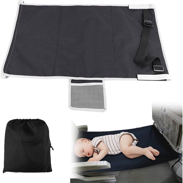 Lit bébé avion  Lit davion  Repose-pieds avion  Indispensable pour voyager  Idéal pour lavion et la voiture  Confortable