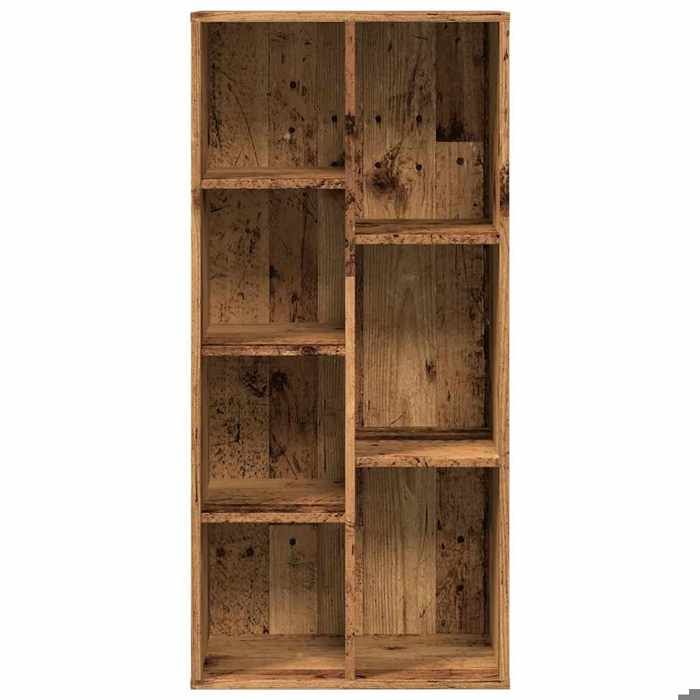 Bibliothèque vieux bois 50x25x104 cm_2 ans garantie_79531
