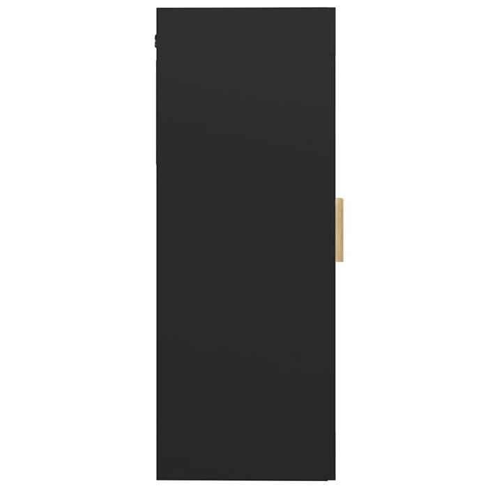 Magnifique Armoire murale suspendue Noir 69 5x34x90 cm - design polyvalent - pour maison - Noir 26.25 kg 2026_680500