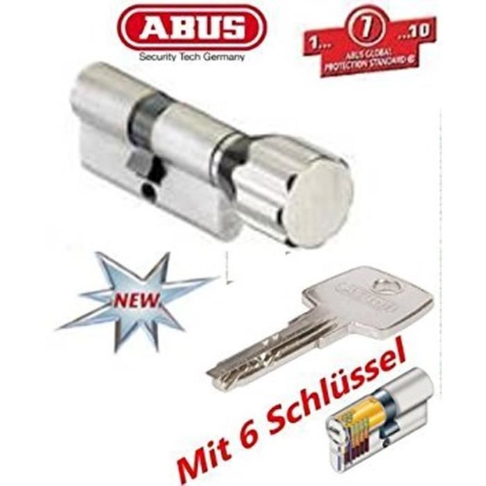 ABUS XP20S Profil-Knaufzylinder Länge Z50/K45mm Mit 5 Schlüssel