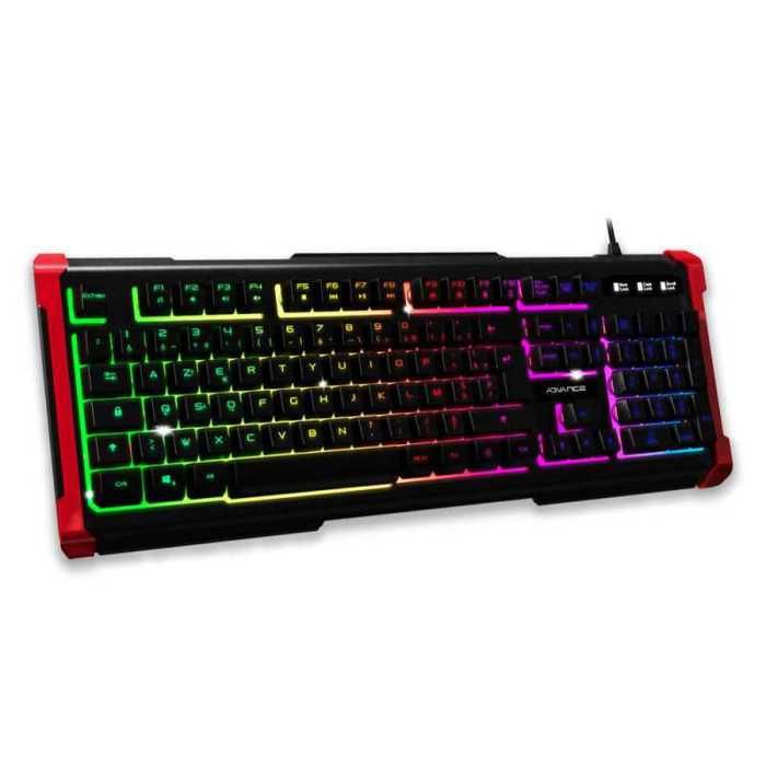 Clavier Gaming Advance GTA 240 – Touches Semi-mécaniques, Rétroéclairage RGB - vue 6