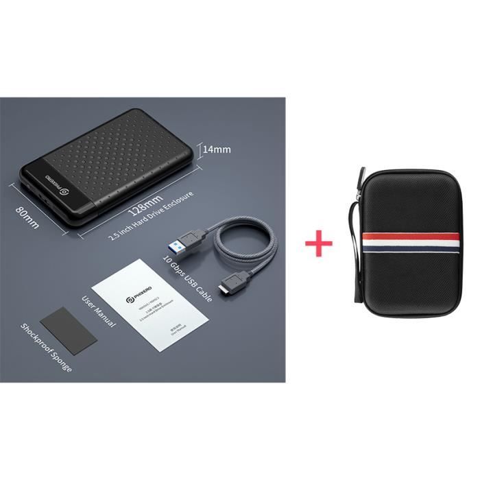 Boitier Externe pour disque dur 2.5 HDD USB 2.0