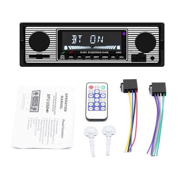 Lecteur MP3 Audio Stéréo Pour Voiture, JSD-520 Bluetooth Récepteur AUX Audio Stéréo Au Tableau De Bord Voiture Audio 1 DIN USB MP3 Radio