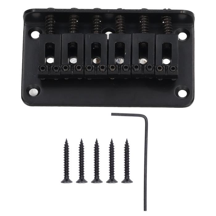Dilwe Chevalet pour guitare électrique Pont de guitare électrique 7 cordes GA891 accessoires
