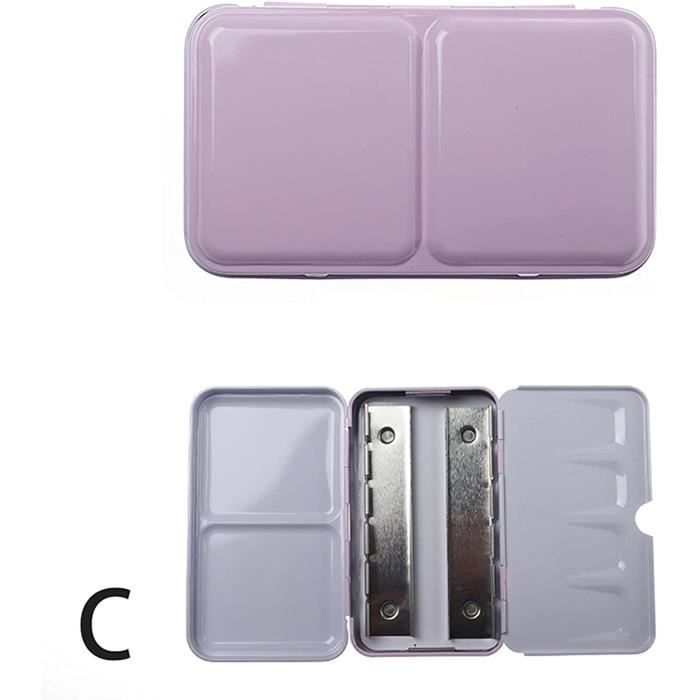 Coffret Aquarelle Vide De Voyage Vert En Métal Laqué 8 ½ Godets Fome