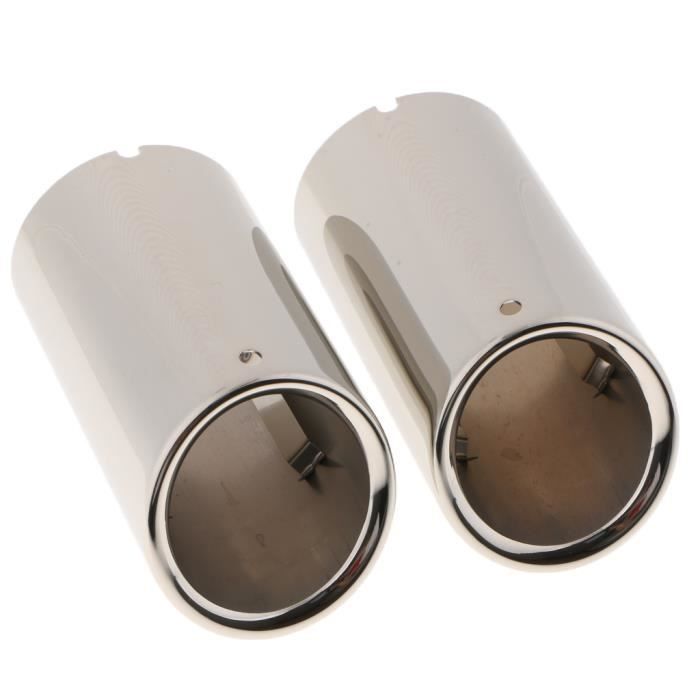 Embouts D'échappement Sport 68mm Pour BMW 325i/328i - Acier Inoxydable - Design Moderne Et Look Agressif