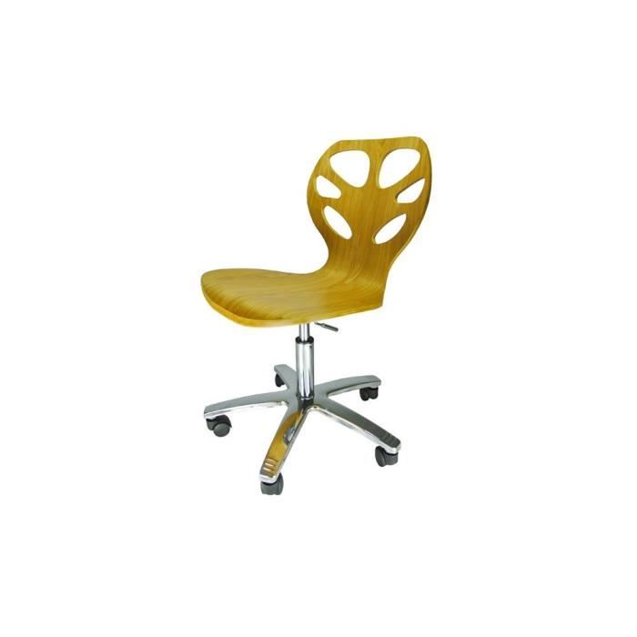 Fauteuil De Bureau Bois Sur Roulettes Carpates Naturel Achat Vente Chaise De Bureau Soldes Sur Cdiscount Des Le 20 Janvier Cdiscount