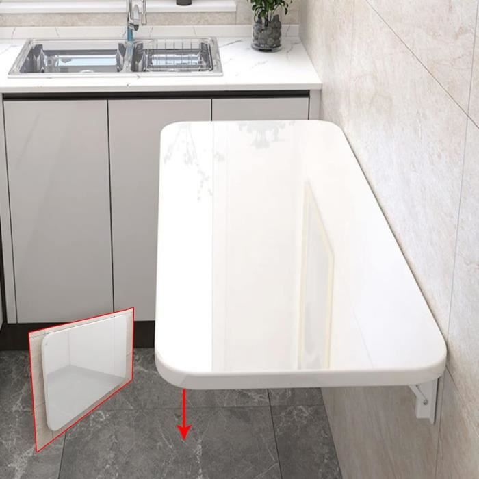 Table De Salle à Manger Pour Camping Car, Tables De Camp Pliante, Table Murale Pliante Pour Camping Car, Convient Pour Pique Nique En Plein (Color